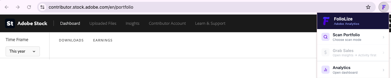 Chrome extension popup